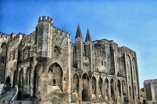 French hotel barge Anjodi - Palais des Papes