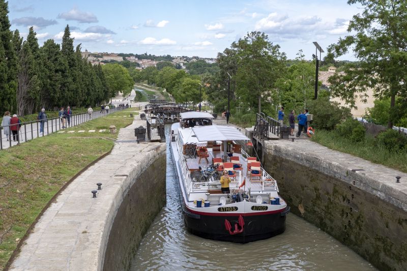 French hotel barge Athos - canal du midi France