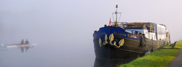 English Barge Magna Carta - Cruising the Royal River Thames England
