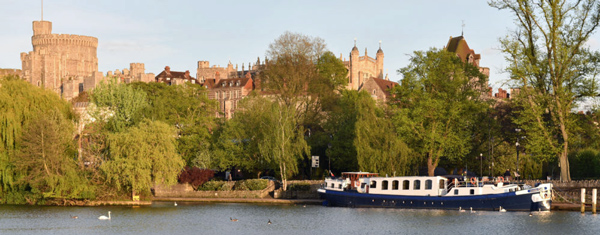 English Barge Magna Carta - Cruising the Royal River Thames England