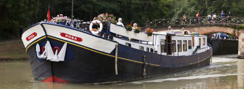 French Barge Rosa - Cruising the Gascony and Bordeaux France