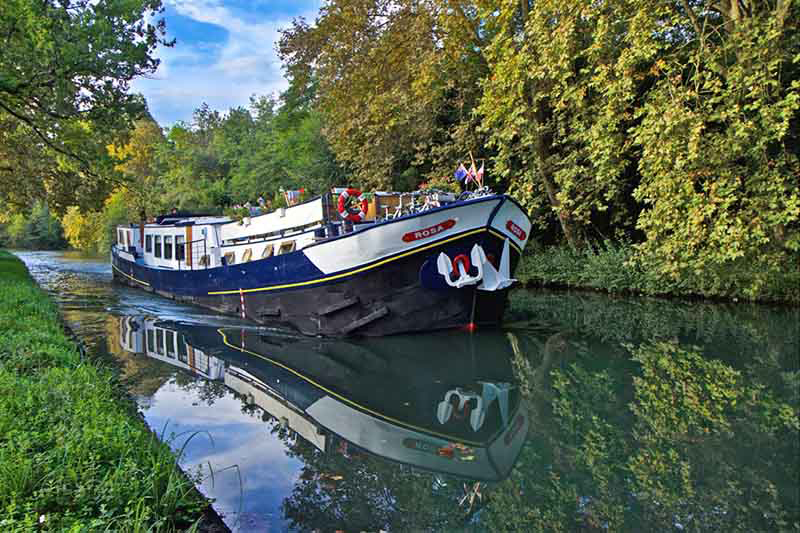 French Barge Rosa - Cruising Gascony and Bordeaux France