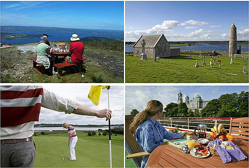 Irish Hotel Barge Shannon Princess - Cruising Ireland