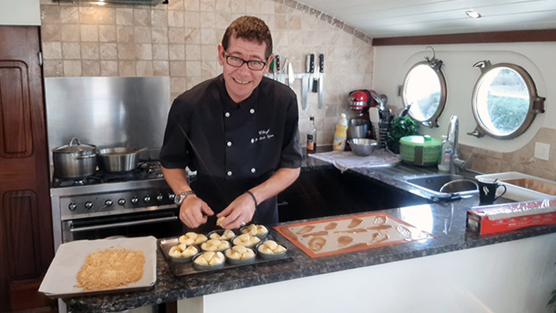 Barge Cruises blog - Enchante chef Sylvain Moretto