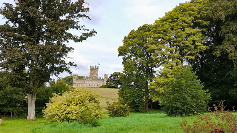 Barge charter cruises blog Barging blog - Highclere castle field