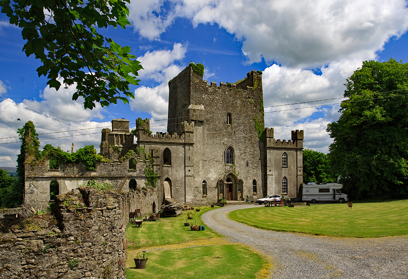 Haunted castles - Ireland Leap Castle - Barging in Ireland