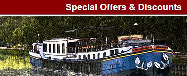 Barge charter cruises blog Barging blog - Special Offers and Discounts for 2023