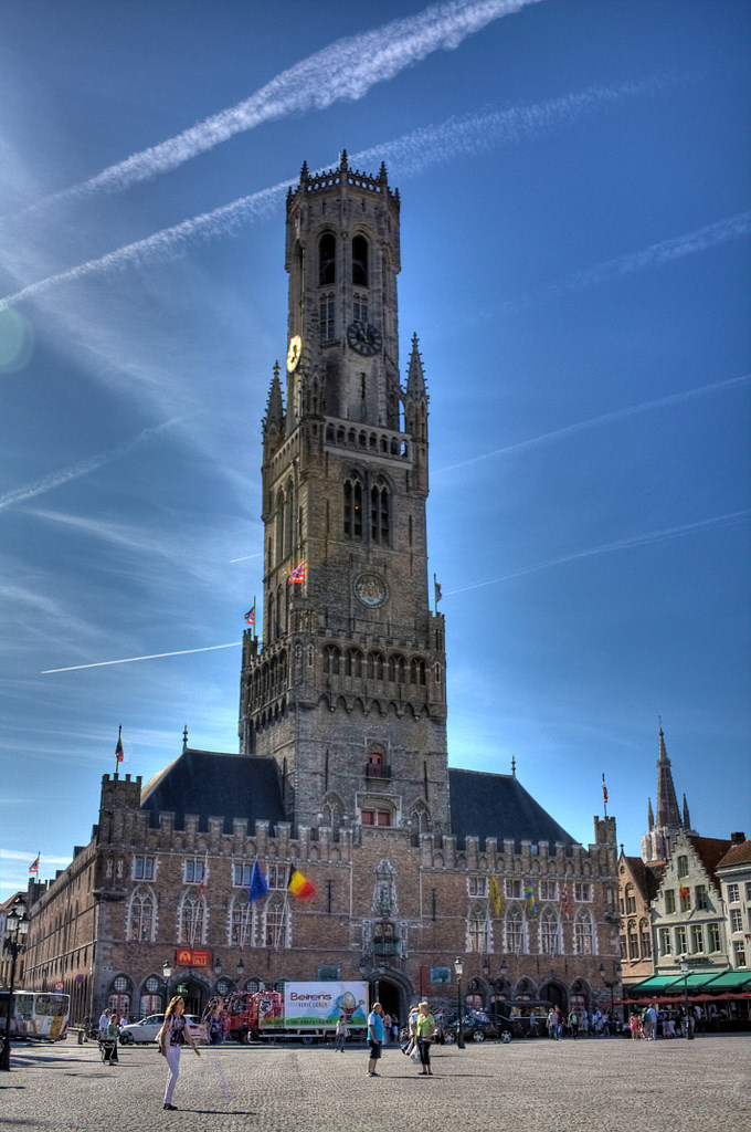 Belfry Bruges Barging in Belgium Belgian Hotel Barges www.BargeCharters.com