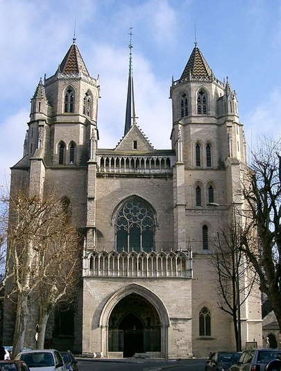 Dijon cathedral  www.BargeCharters.com