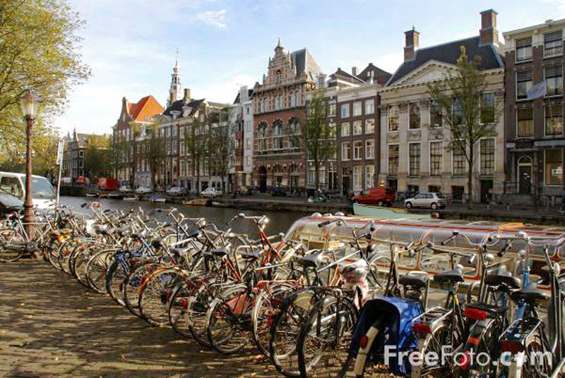Barging cruise charter blog - Amsterdam Bicycles