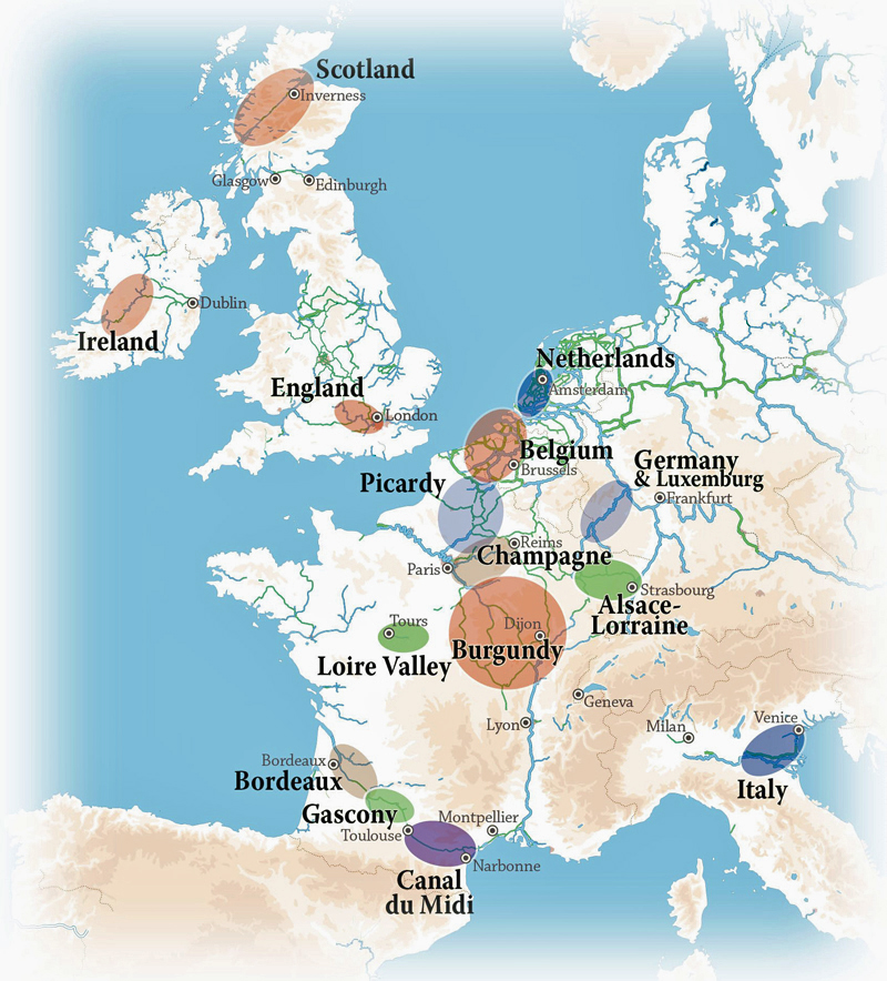 Charter French Hotel Barges for Barging Vacations. Barge cruises in France, England, Scotland, Ireland, Holland, Germany & Italy. French Hotel Barges Vacations Cruises Tours Charters Barging in France England Scotland Ireland Holland Germany Italy BargeCharters.com