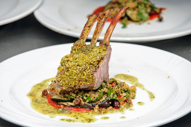 Athos rack of lamb