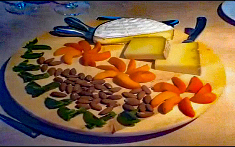 Hotel Barge Panache Cheese plate - Hotel Barge Panache