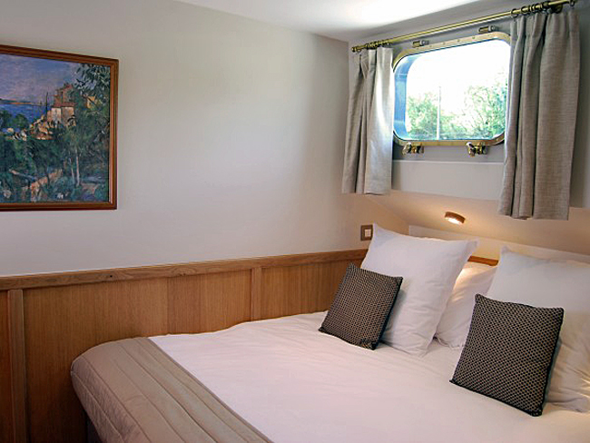 Hotel Barge L'Impressionniste - Cezanne stateroom, Double