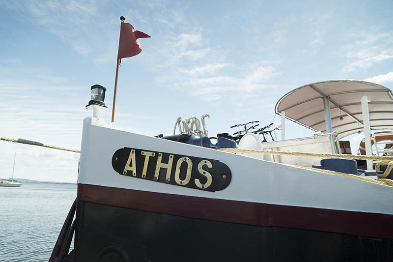Athos would love to welcome you aboard