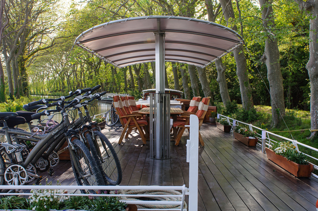Hotel Barge Athos - Sun deck