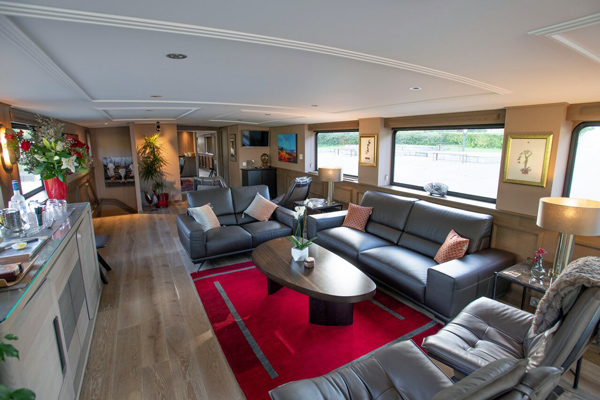 French Hotel Barge Grand Cru - Salon