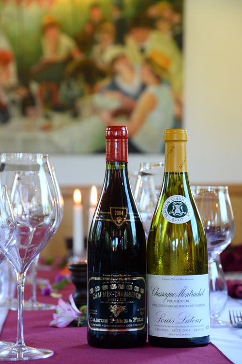 Hotel Barge L'Impressionniste - Enjoy fine wines with dinner