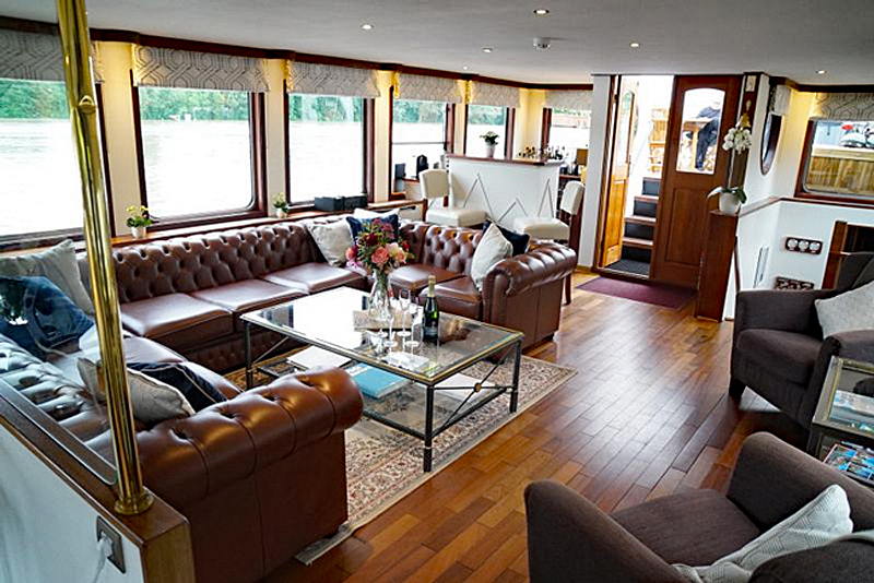 Hotel Barge Panache - Salon