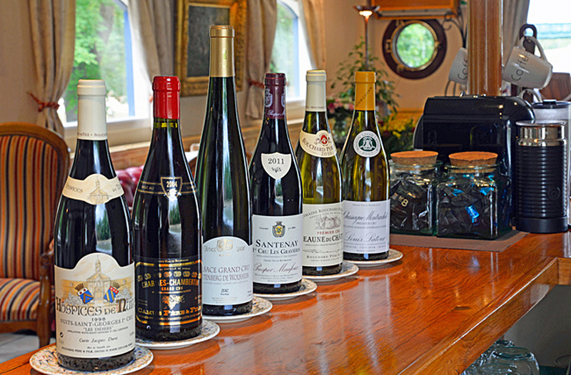 French Hotel Barge Renaissance - Fine wines