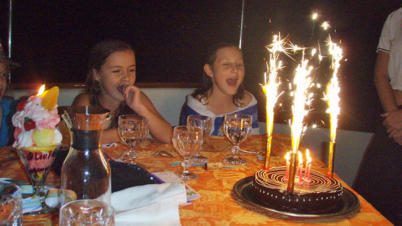 French Hotel Barge Roi Soleil - Festive food for special occasions