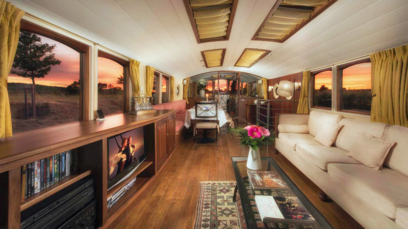 French Hotel Barge Roi Soleil - Salon