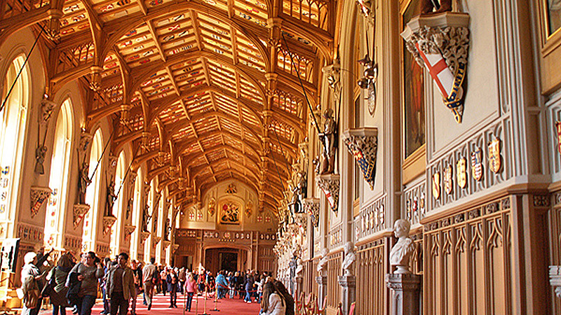England - Windsor Castle - St George's Hall. Photo: Wikimedia Commons - Joshua Barnett CC-SA 2.0