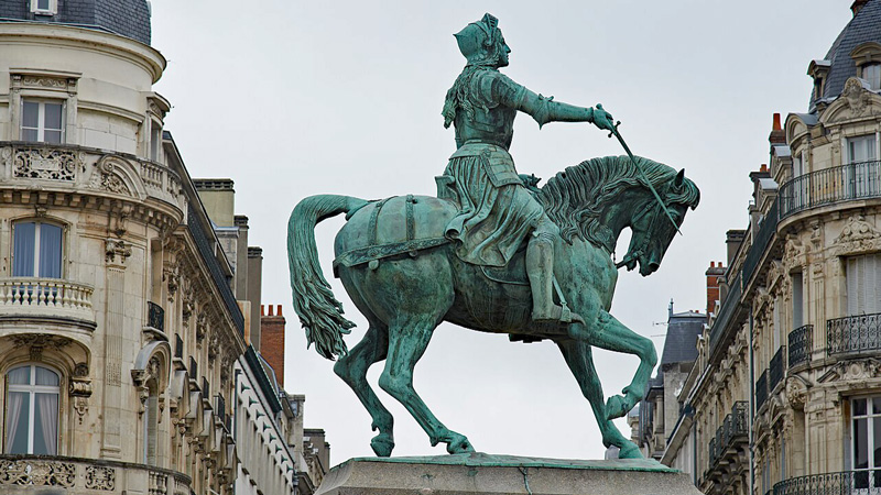 A statue of Jeanne d'Arc at Orléans. Photo: Wikimedia Commons - Wouter Hagens CC-SA 3.0