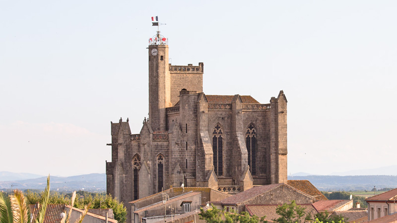 The Collegial Church in Capestang. Photo: Wikimedia Commons - Crawford CC-SA 2.0