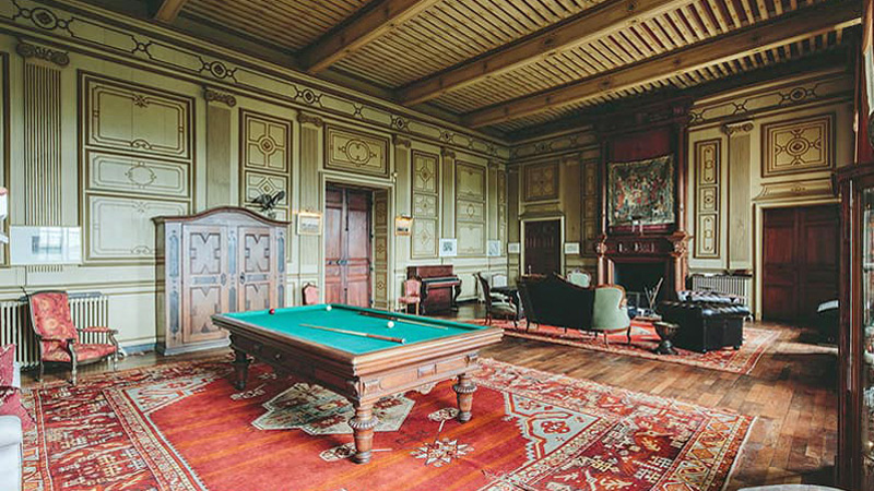 Château de Paraza - Salon. Photo: Château de Paraza