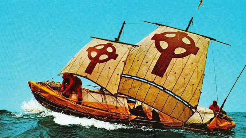 Ireland - Brendan Boat. Photo: Cotton Coulson - OurIrishHeritage.org