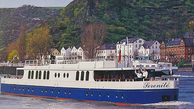 Scottish Hotel Barge Spirit of Scotland in her previous life as Serenite