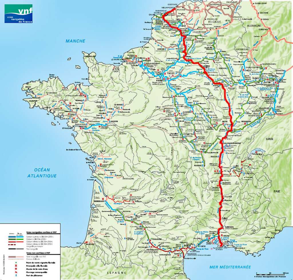 VNF - The French Canal Network