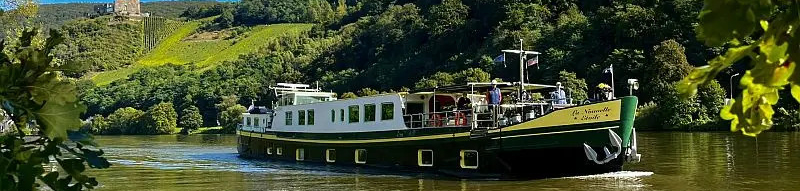 Header LNE - Hotel Barge La Nouvelle Etoile - Barge Cruises & Barge Charters in Holland (The Netherlands), France, Germany & Luxembourg