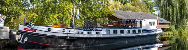 Header NYM - French Hotel Barge Nymphea - Barge Cruises & Barge Charters in Brittany, France