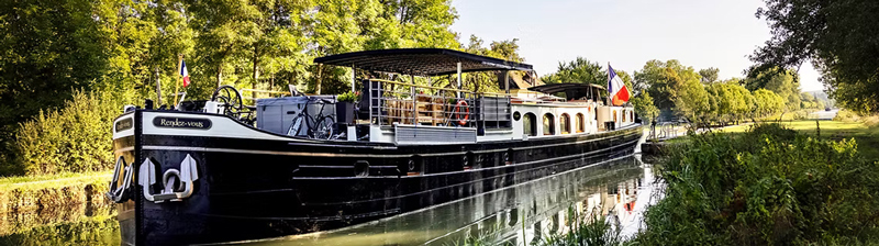 Header RDV - French Hotel Barge Rendez-Vous - Barge Cruise Charters in Burgundy France
